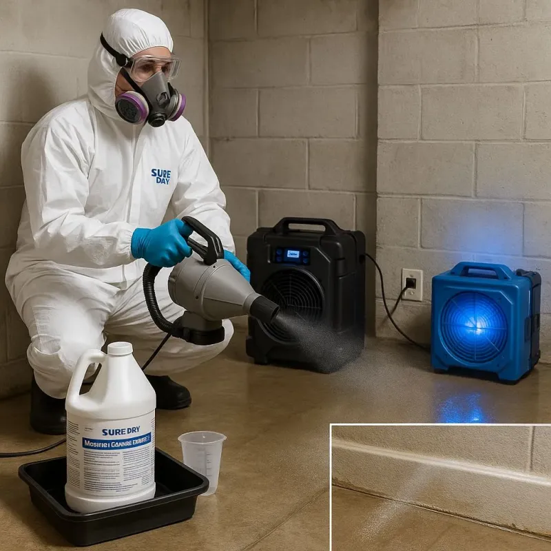 Sanitization and Odor Removal process in Dulac, LA